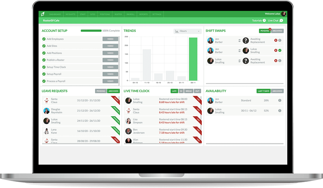 Top XeroIntegrated Rostering & Timesheet App RosterElf RosterElf
